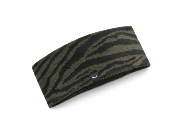 Salewa Sella Alpine Merino Crevasse headband Dark Olive