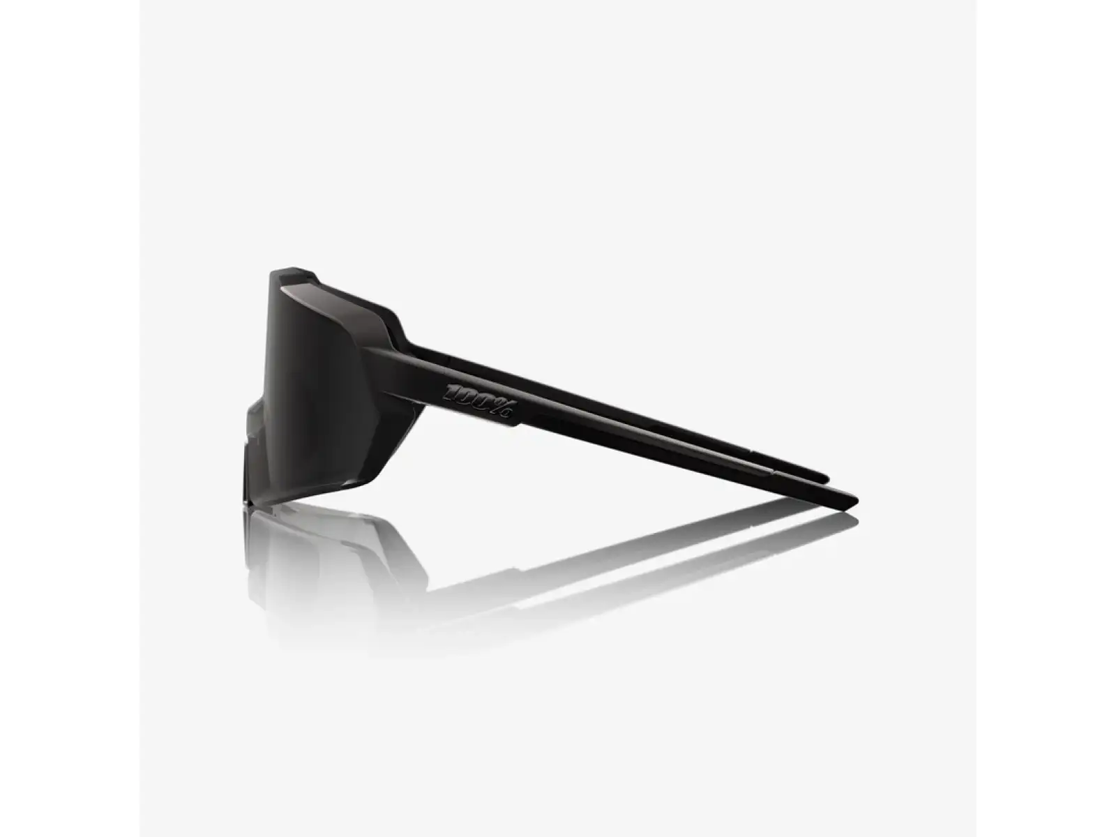 100% Korbin sunglasses Matte Black Gloss Black/Black Mirror