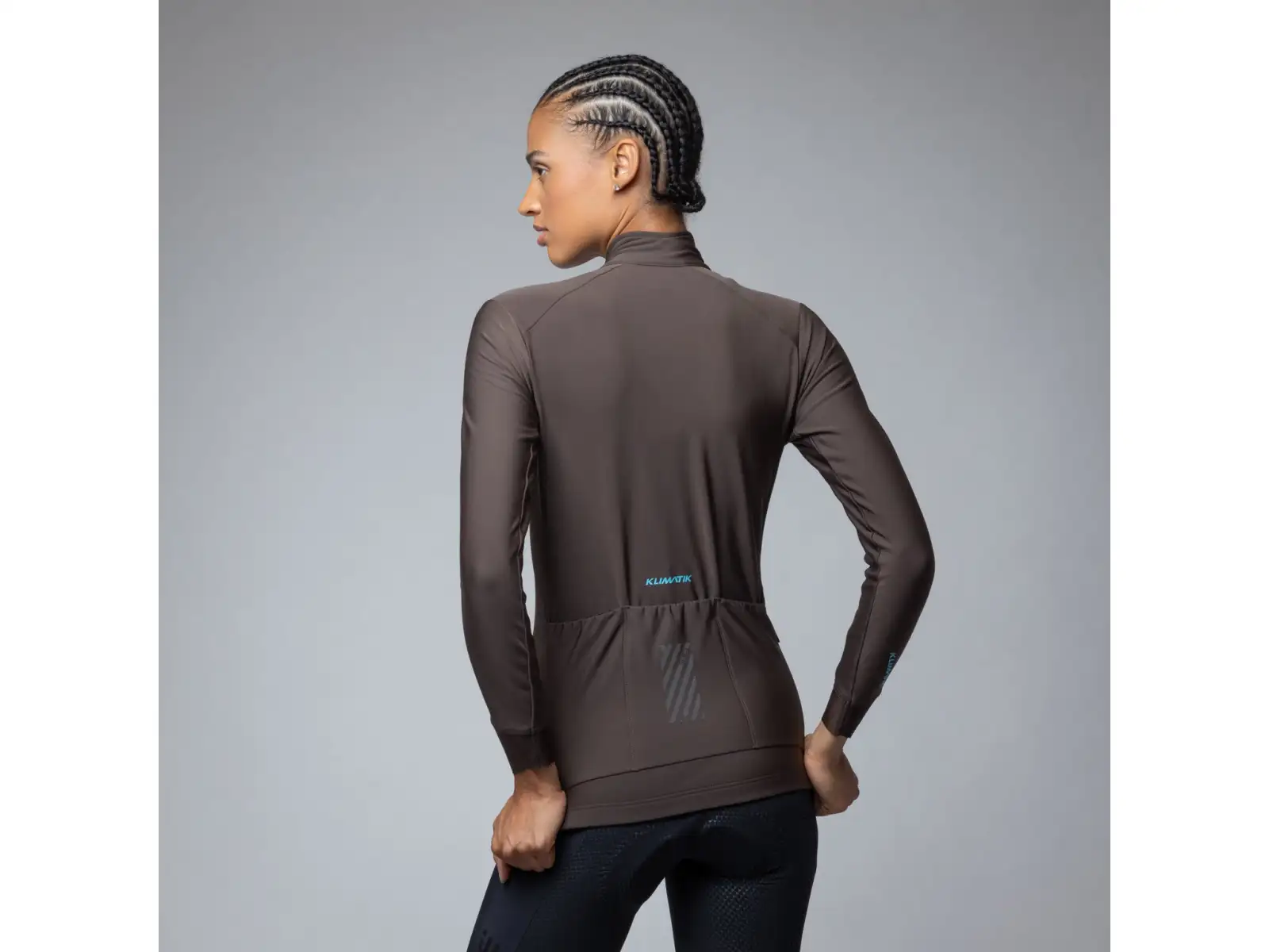 Alé Klimatik K-Idro women's insulated jersey long sleeve Coffee