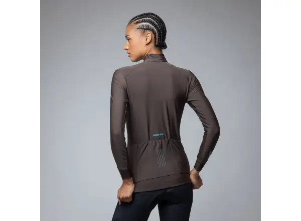 Alé Klimatik K-Idro women's insulated jersey long sleeve Coffee