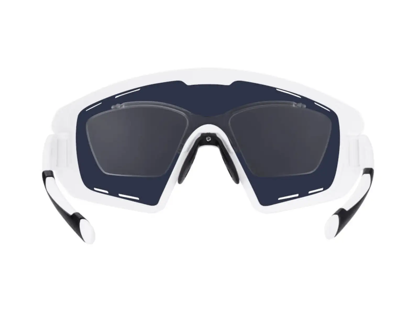 Force Ombro Plus cycling glasses white/red lenses