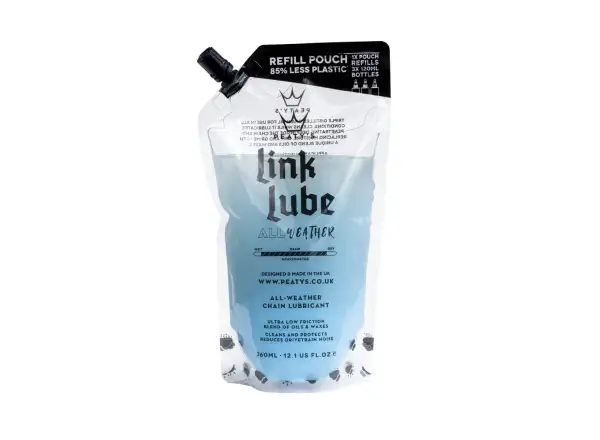 Peatys LinkLube All-Weather chain lubricant refill pack 360 ml