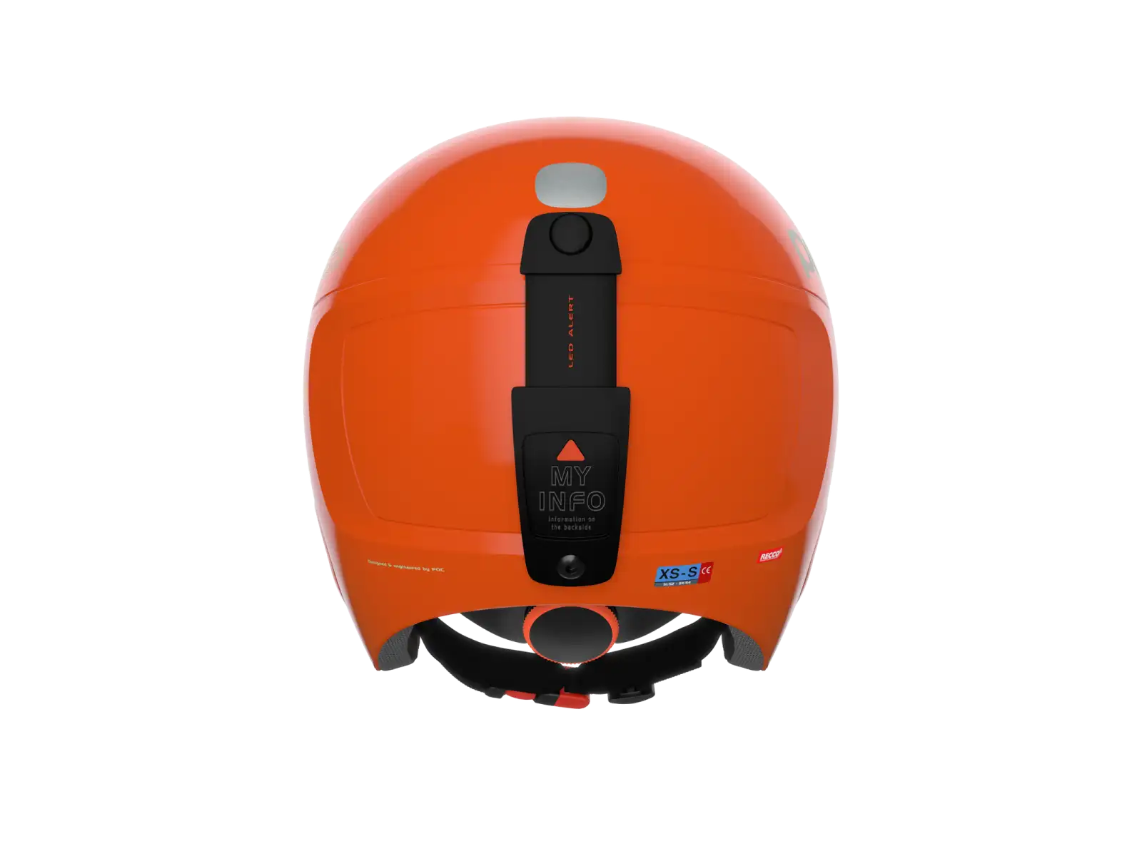 POC POCito Skull children's ski helmet fluorescent orange adjustable size Uni