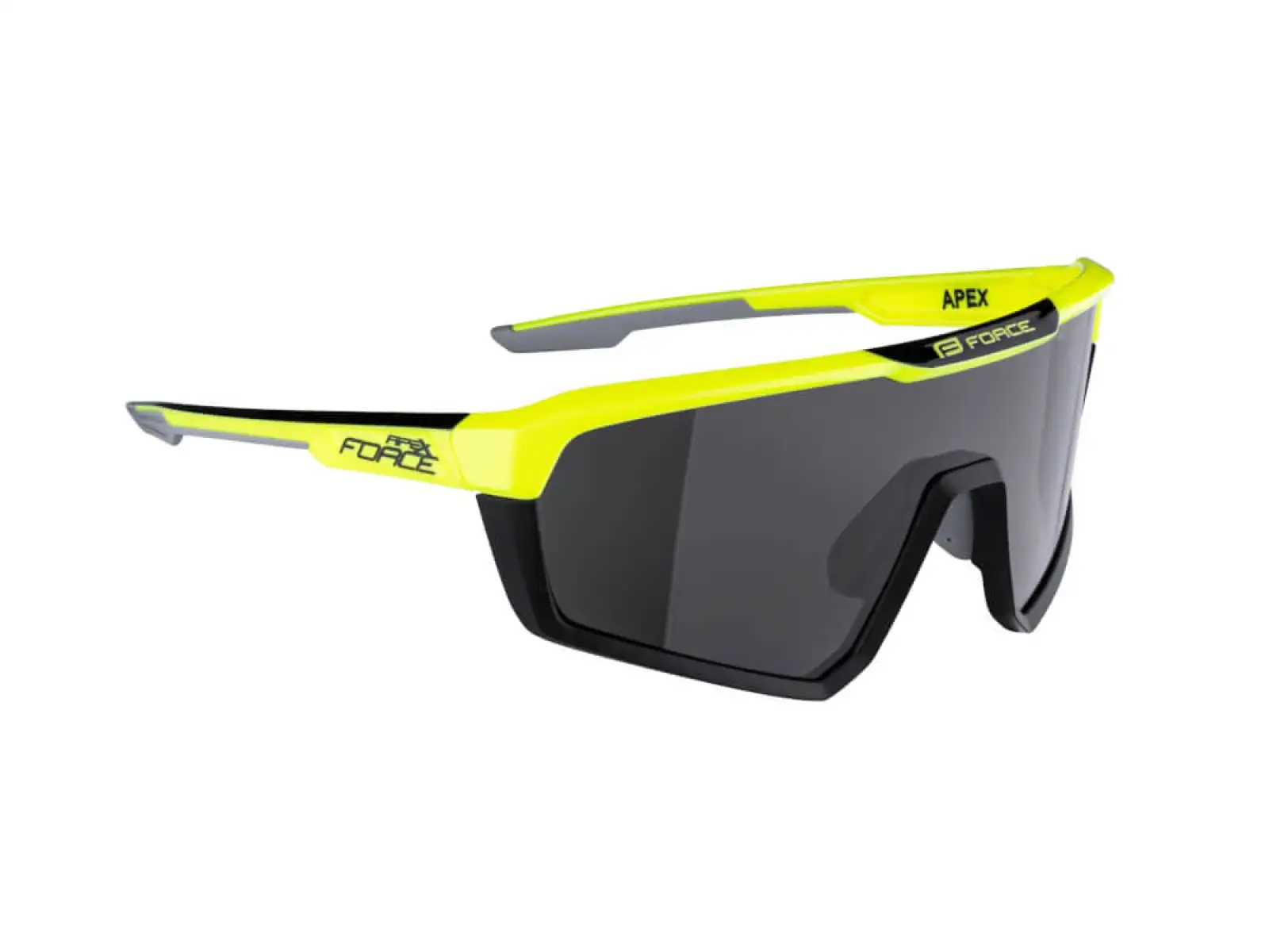 Force Apex glasses fluo-black/black lenses
