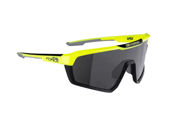 Force Apex glasses fluo-black/black lenses