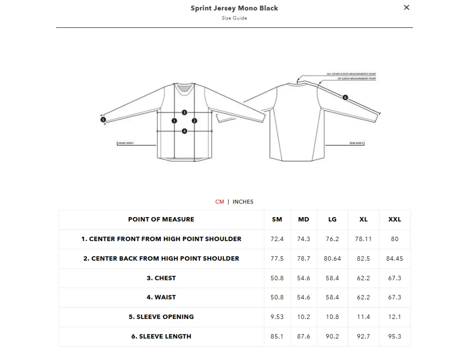 Troy Lee Designs Sprint Mono long sleeve jersey Black