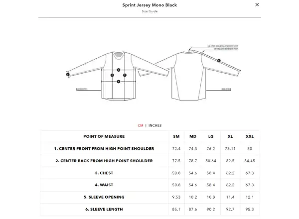 Troy Lee Designs Sprint Mono long sleeve jersey Black