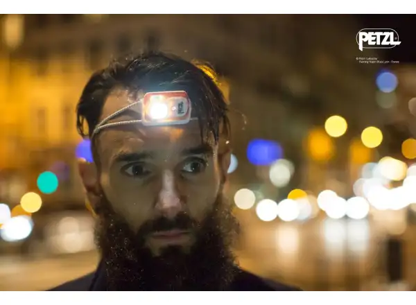 Petzl BINDI headlamp orange