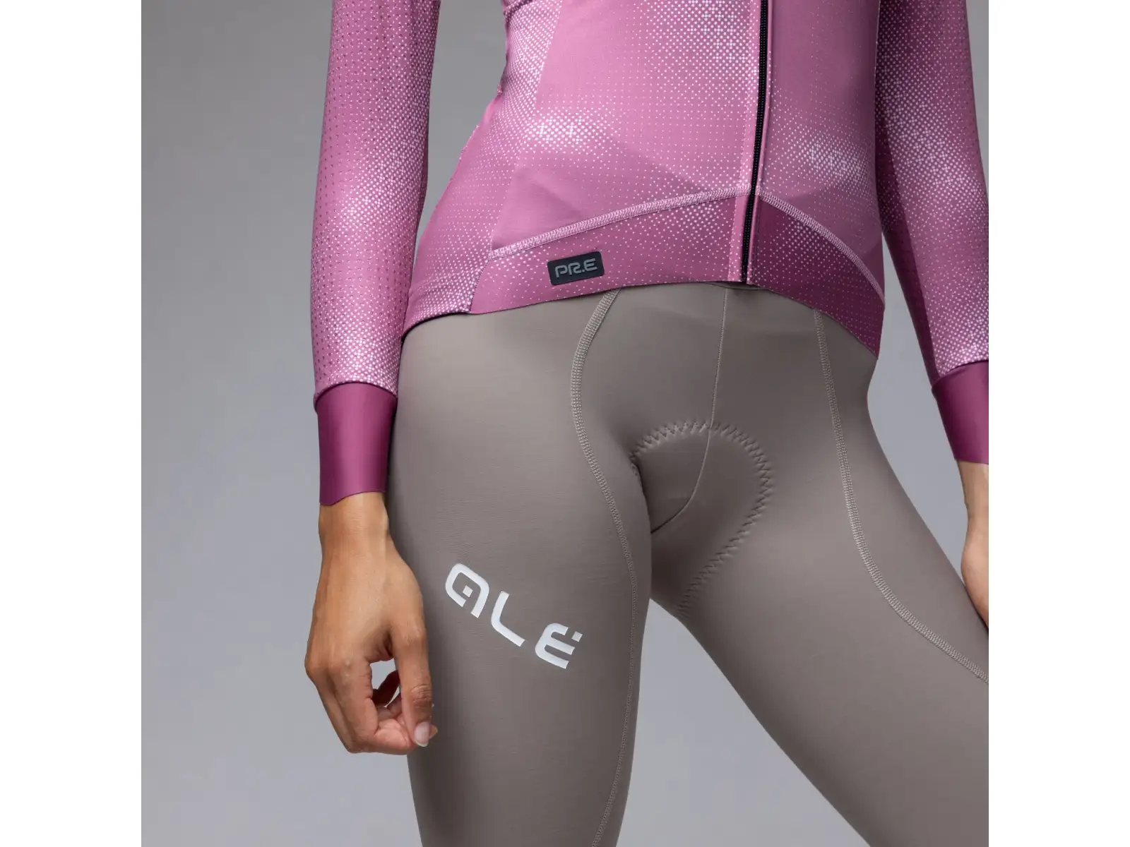 Alé PR-E Sauvage women's insulated jersey long sleeve Mulberry