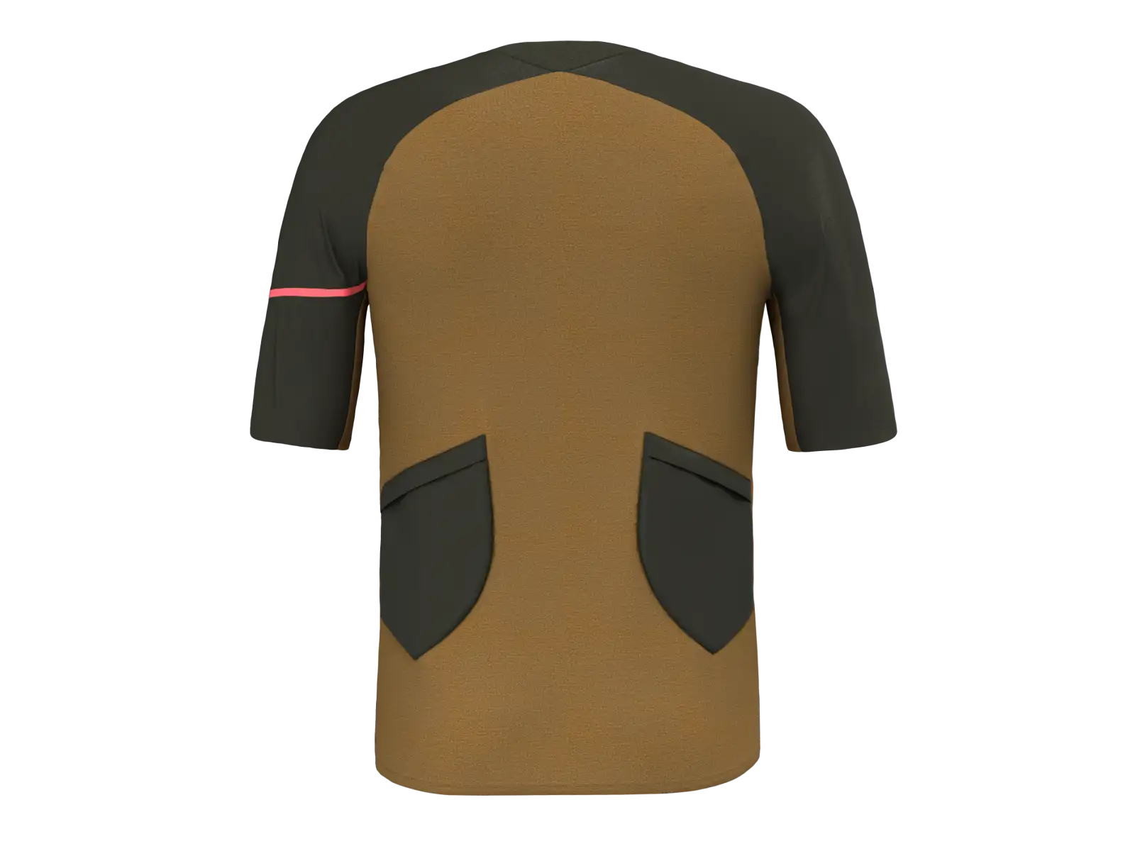 Salewa Vento 1/2 zip men's jersey short sleeve Dark Olive