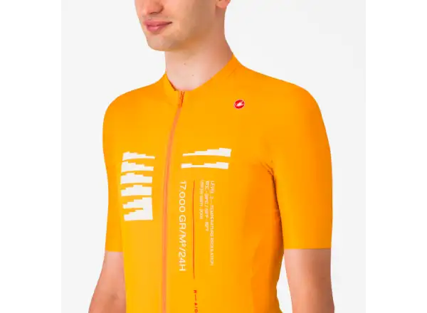 Castelli Espresso R-A/D men's jersey short sleeve Vivid Orange