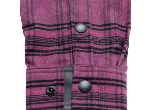 Troy Lee Designs Grind Flannel men's shirt Plaid Deep Purple