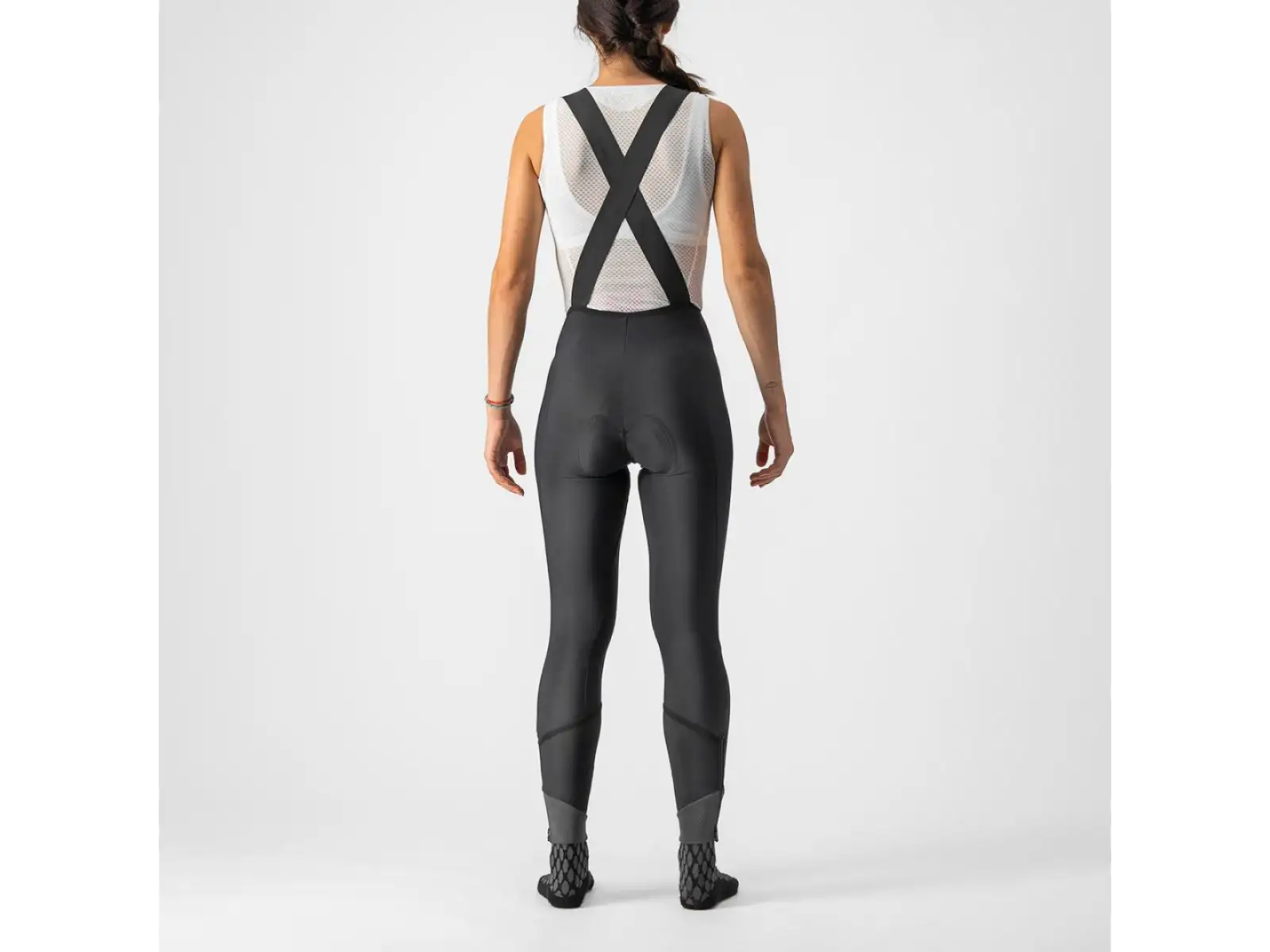 Castelli Velocissima DT Bibtight women's pants Black/Black Reflex