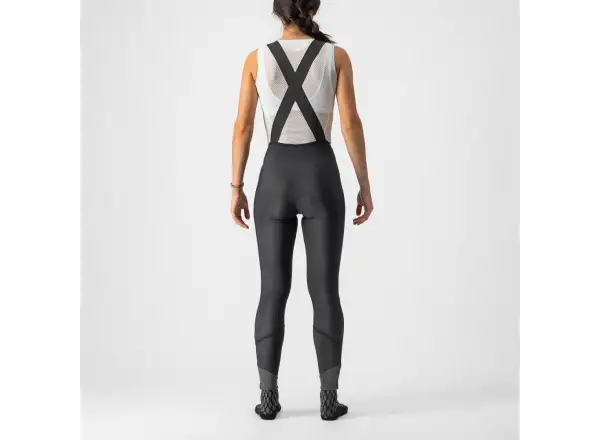 Castelli Velocissima DT Bibtight women's pants Black/Black Reflex