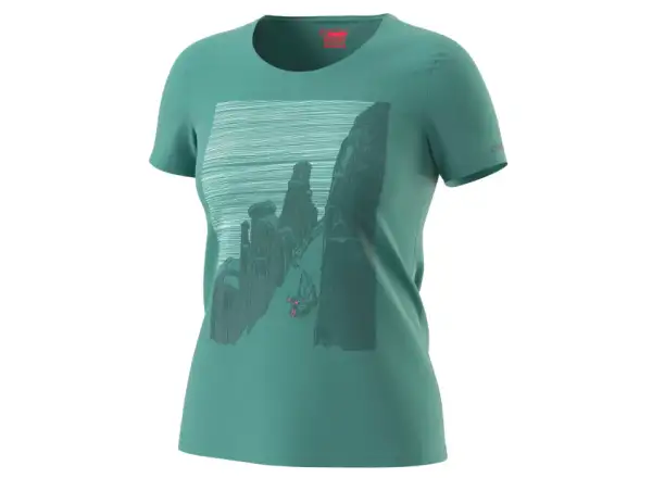 Dynafit X Simon Charriere women's T-shirt Atlantic/Dolomiti