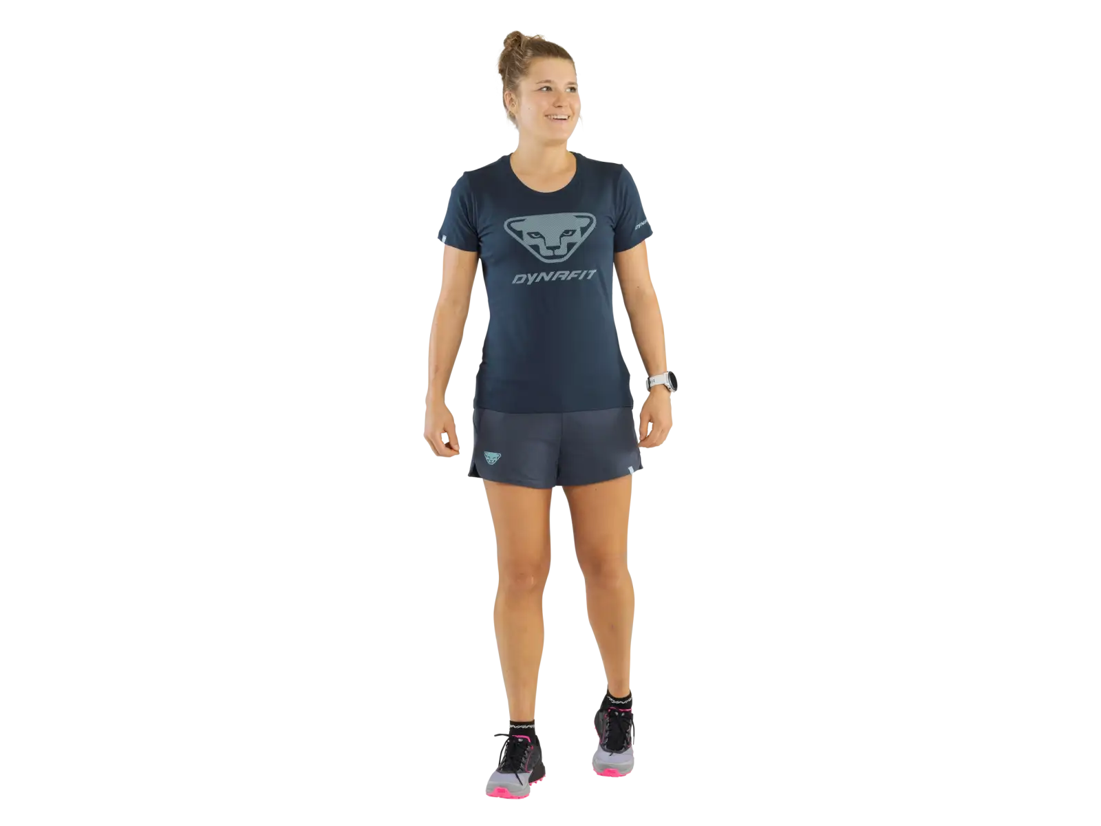Dynafit Graphic Cotton women's T-shirt Blueberry/3D