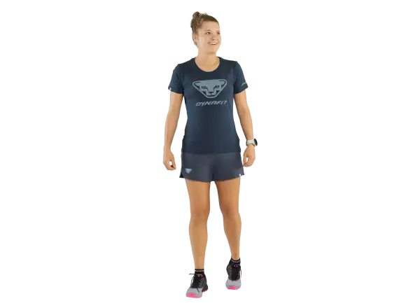 Dynafit Graphic Cotton women's T-shirt Blueberry/3D
