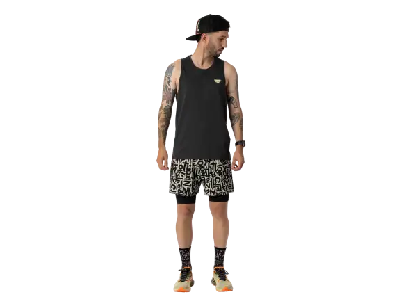 Dynafit Trail men's running sleeveless shirt Black Out