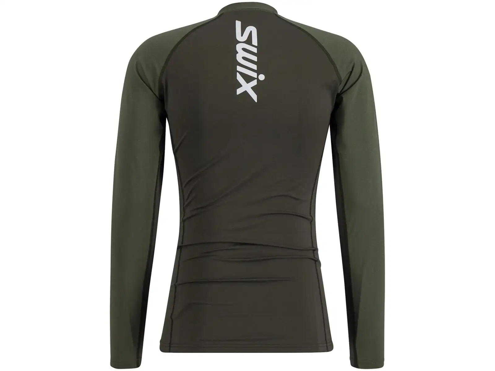 Swix RaceX Dry men's long-sleeve shirt Bright White/Olive