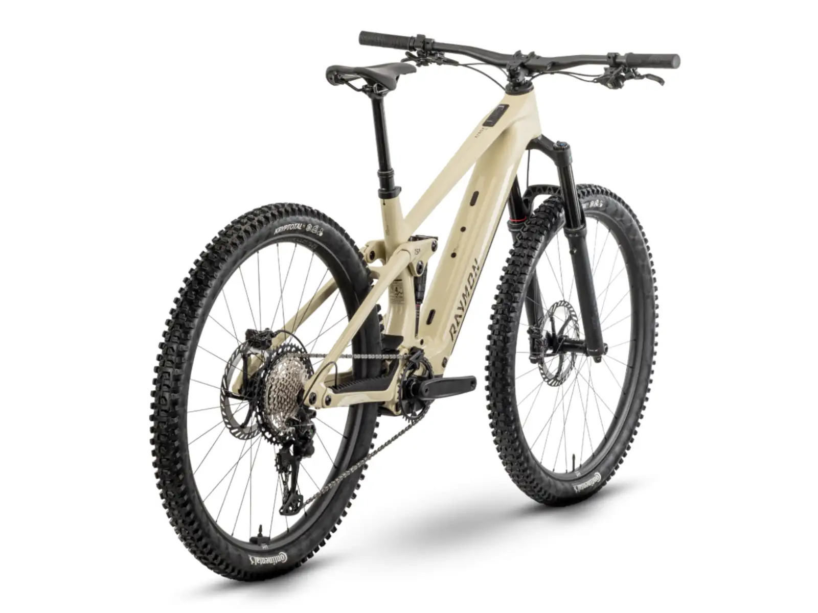 Raymon Airok Pro full-suspension e-bike Popcorn stealth/Caramel