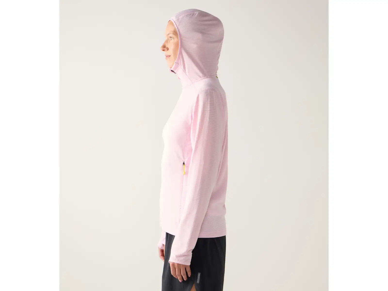 Haglöfs L.I.M Mid Multi Hood women's hooded sweatshirt Fresh Pink