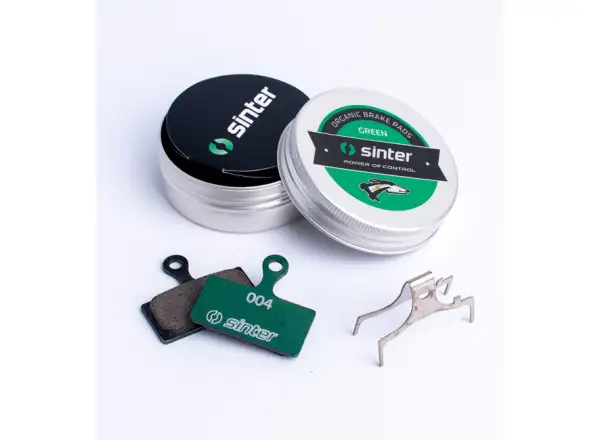 Sinter Shimano G Type brake pads polymer green