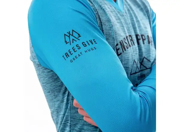 Sensor Charger men's jersey long sleeve blue