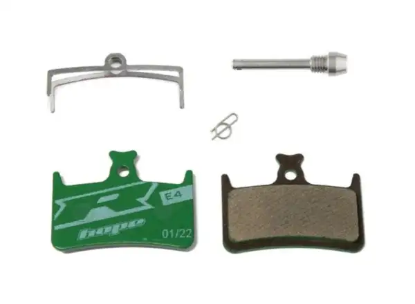 Hope Tech E4 brake pads Racing Green