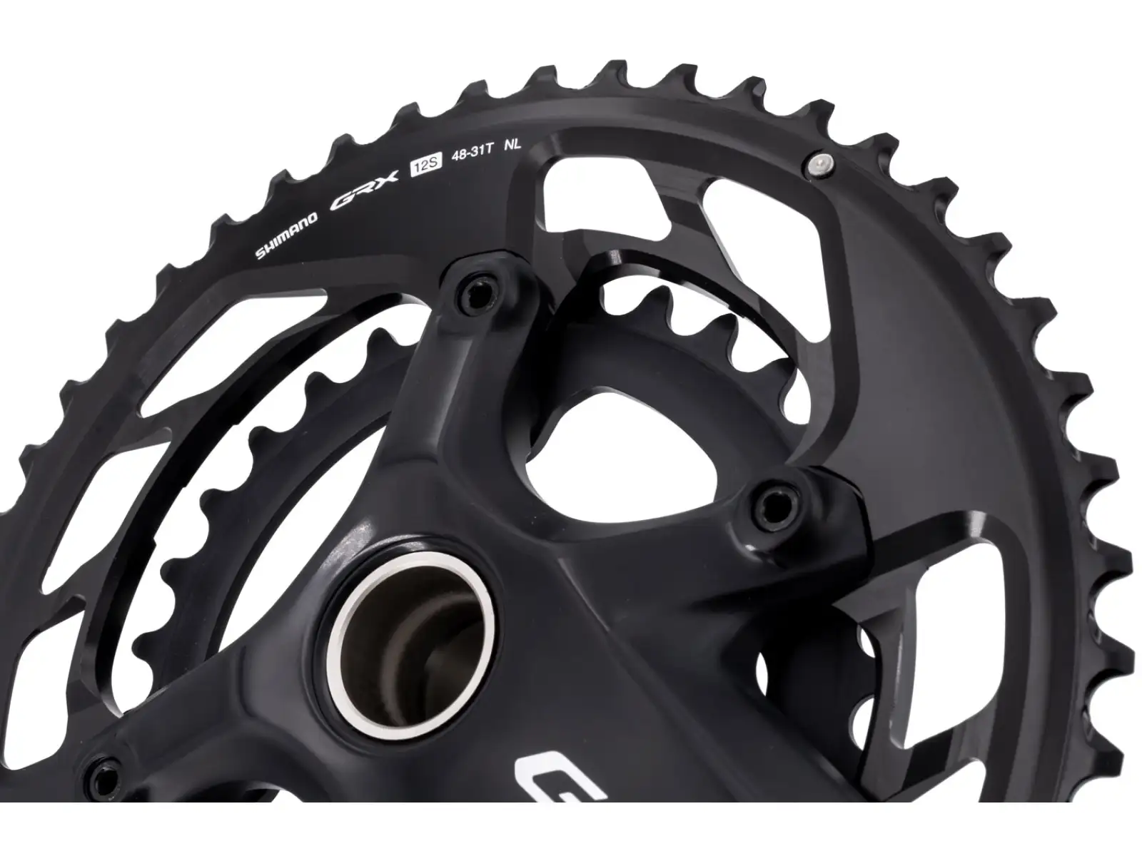 Shimano GRX FC-RX820-2 crankset 2x12sp. 48/31 teeth