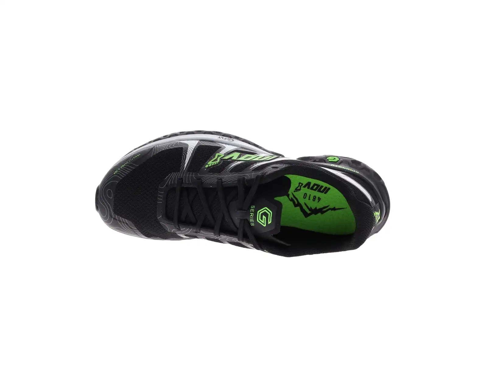 Inov-8 Trailfly Ultra G 300 Max women's running shoes black/white/green