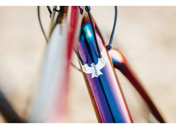 Allied Cycle Works Alfa Disc road frameset Harlequin Magenta to gold