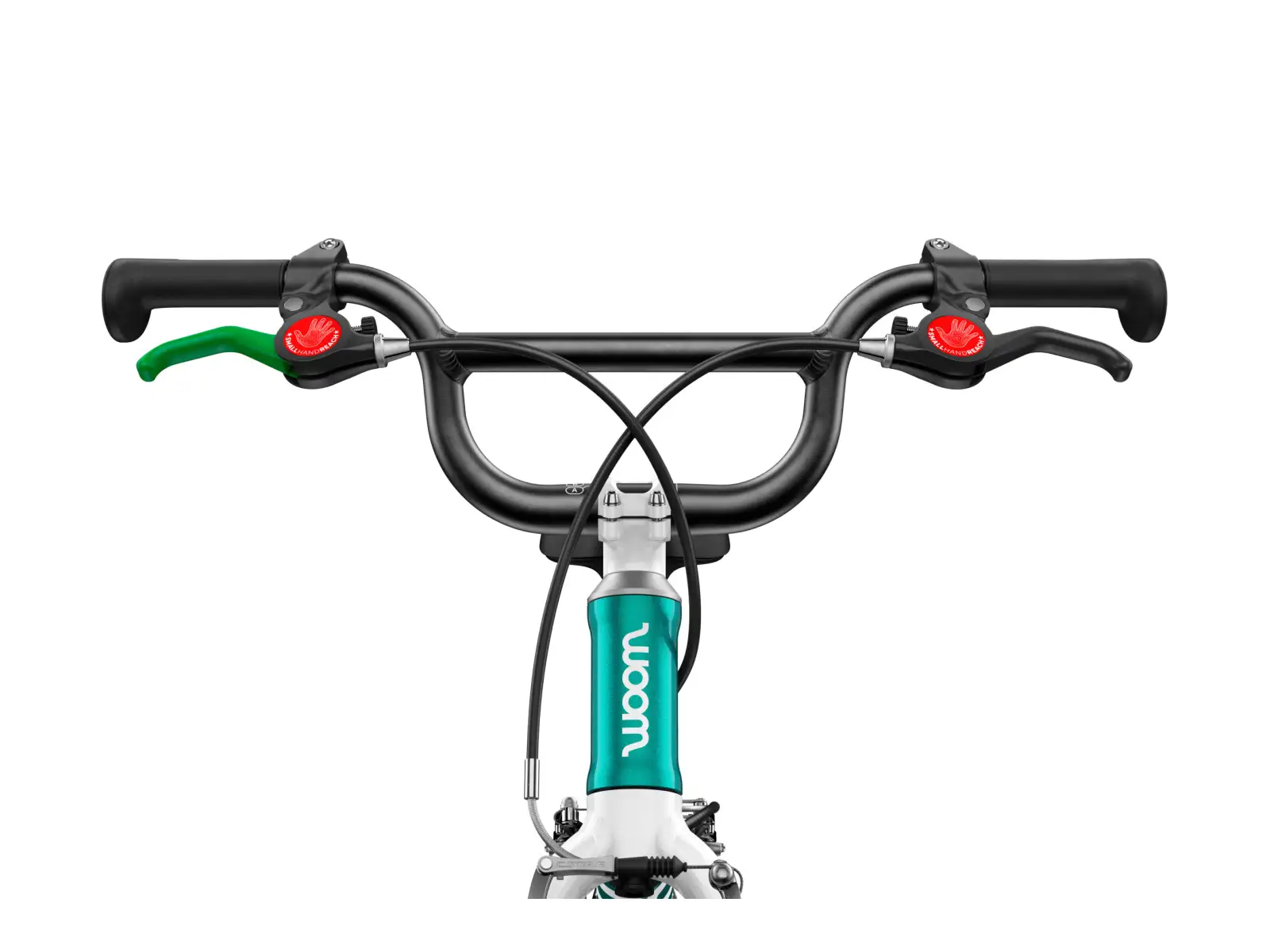 Woom GO 1 Plus Metallic Turquoise 14 children's balance bike