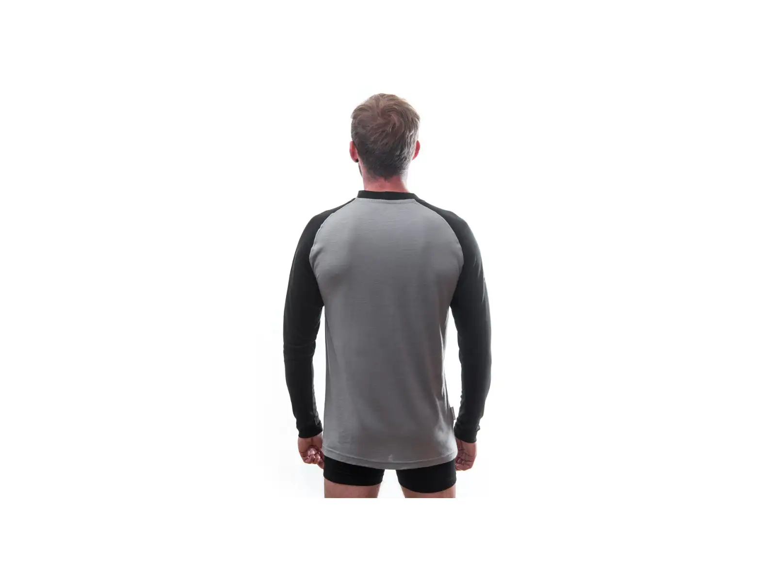 Sensor Merino Active Pt Adventure men's shirt long sleeve grey/black