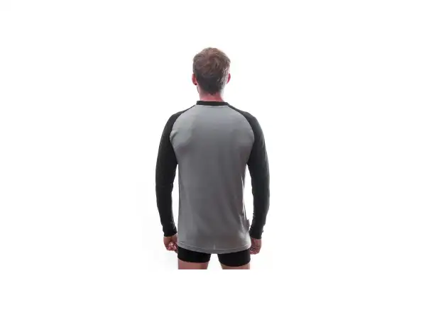 Sensor Merino Active Pt Adventure men's shirt long sleeve grey/black
