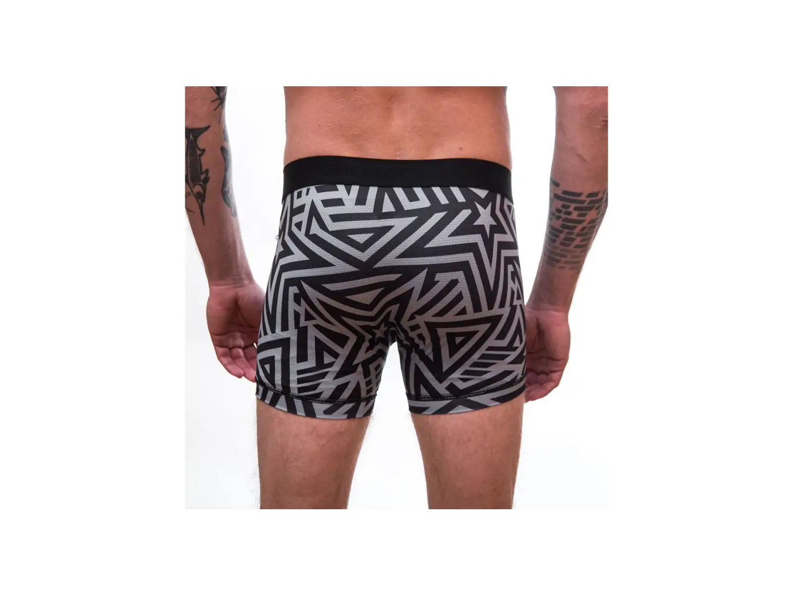 Sensor Coolmax Impress men's boxers black/Stars