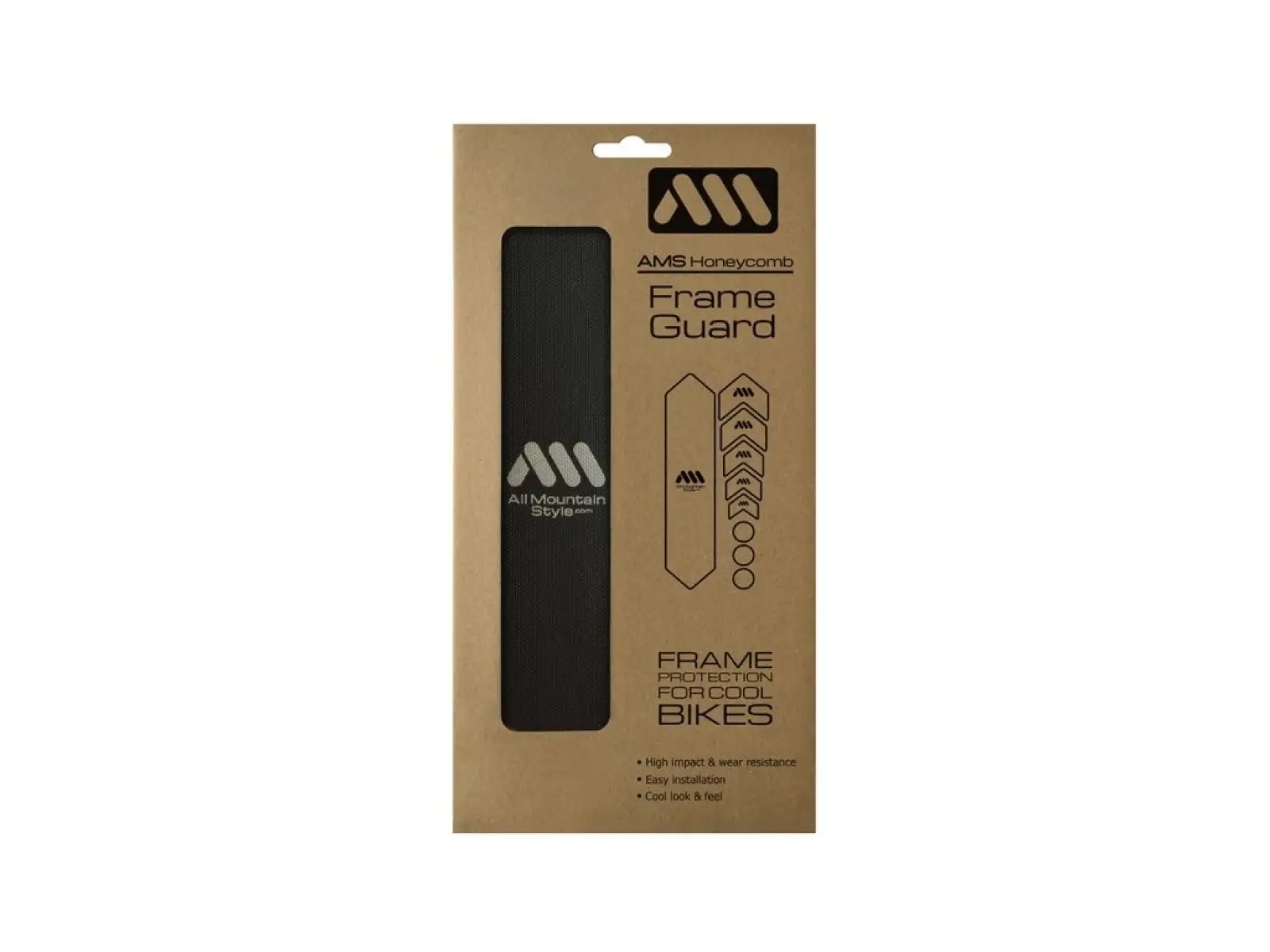 All Mountain Style frame protection decals basic Black/Silver