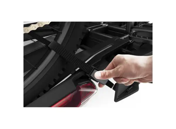 Thule Epos carrier on towbar for 3 bikes