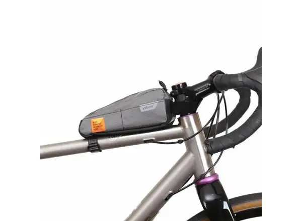 Woho X-Touring Top-Tube frame bag 850 ml Honeycomb Iron gray