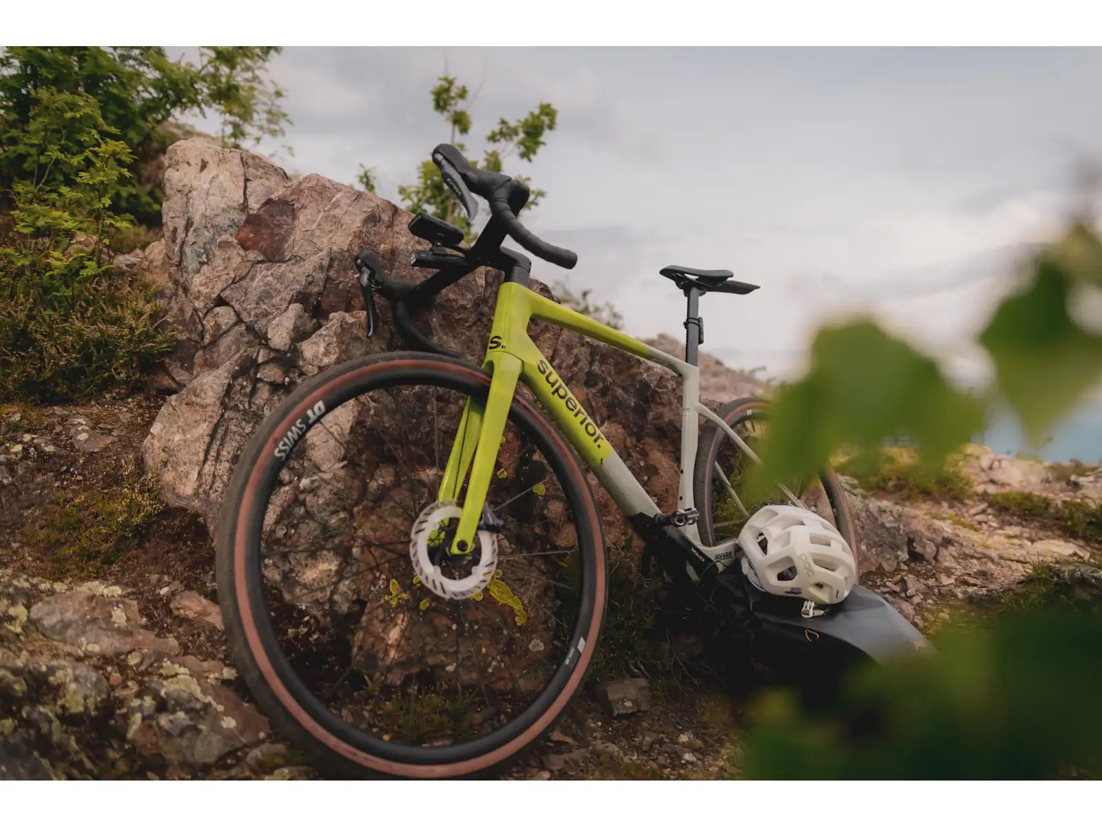 Superior XR 9.7 GR Gloss gravel bike Grey/Racing Yellow