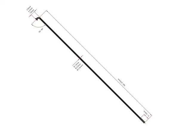 DT Swiss Champion spoke black 2.34 mm