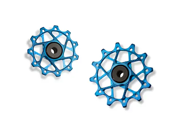 Garbaruk derailleur pulleys for Shimano 11 spd. 11 +12T Blue