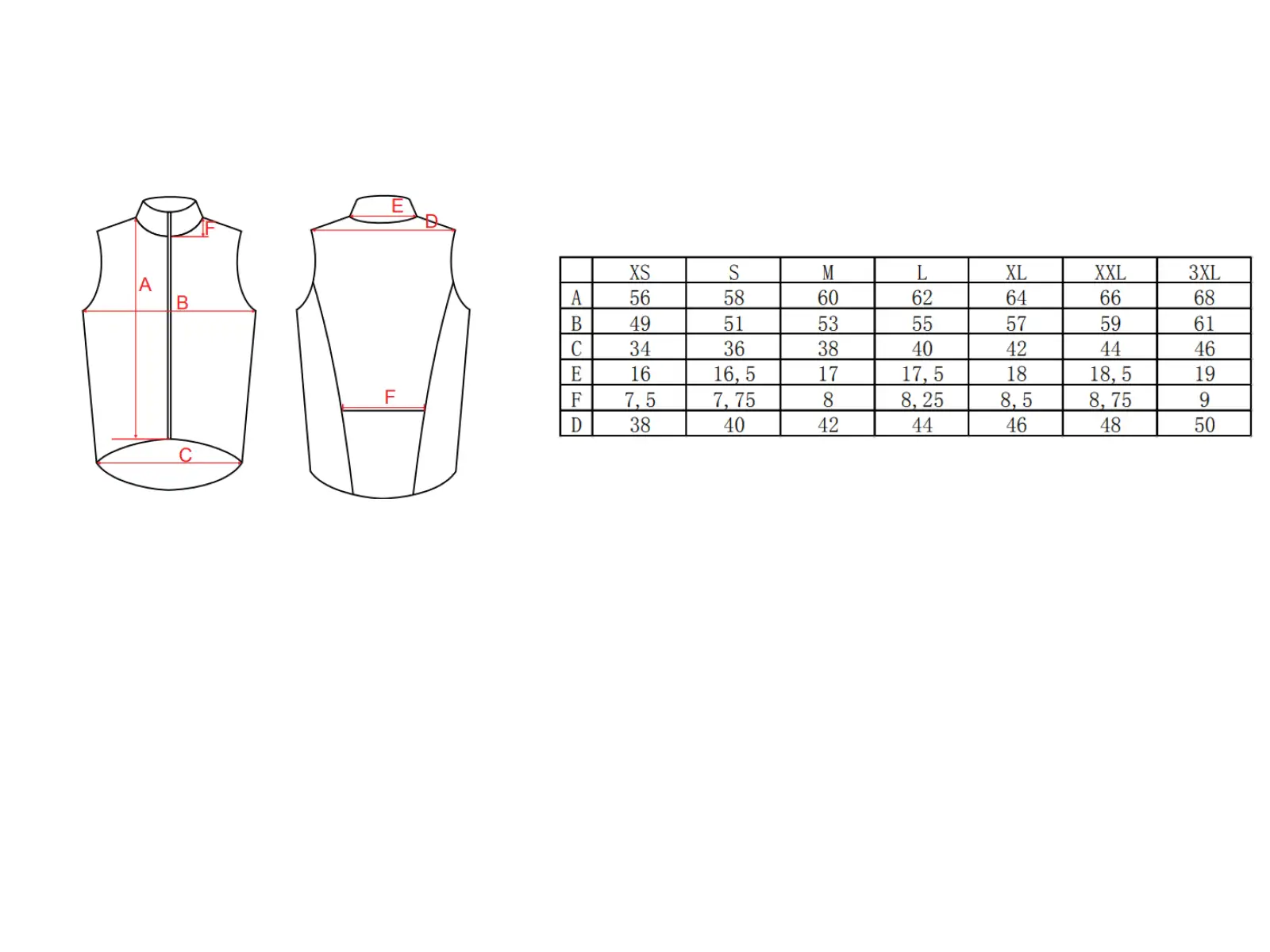 Force V53 vest fluo/black