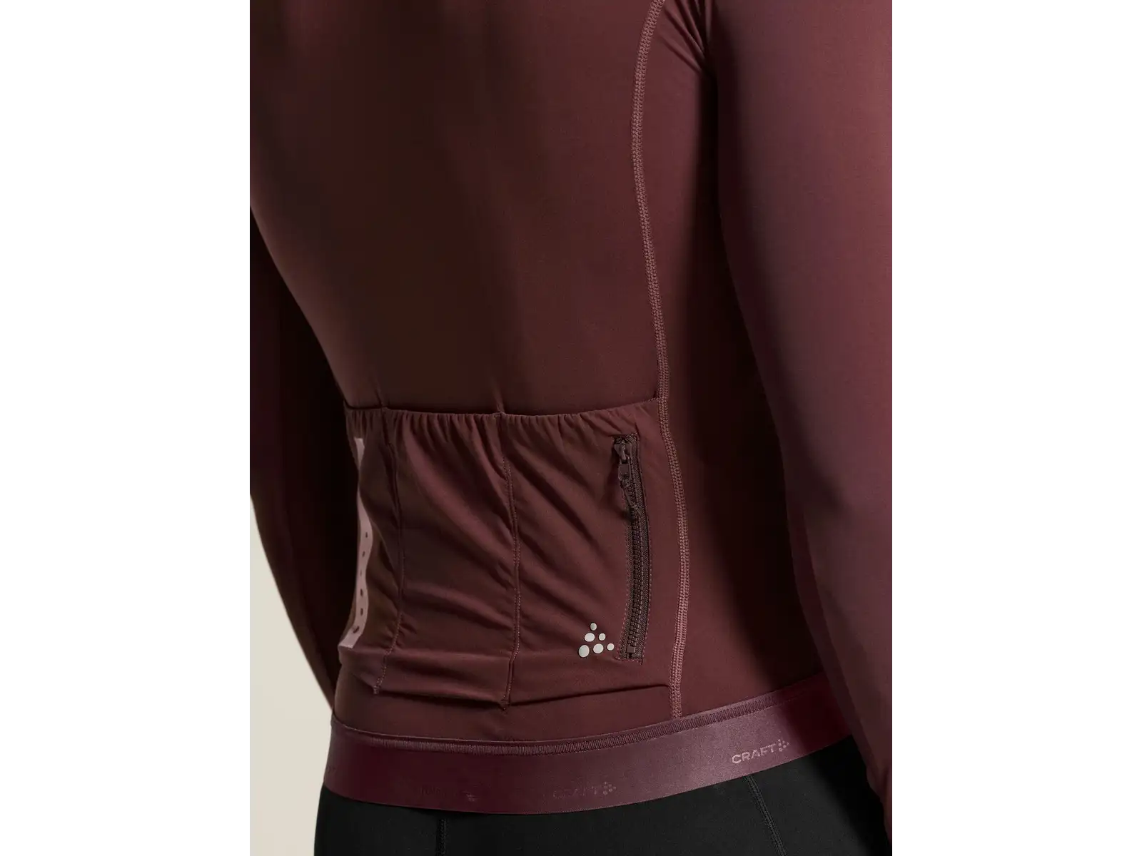 Craft Endur Training men's jersey long sleeve red