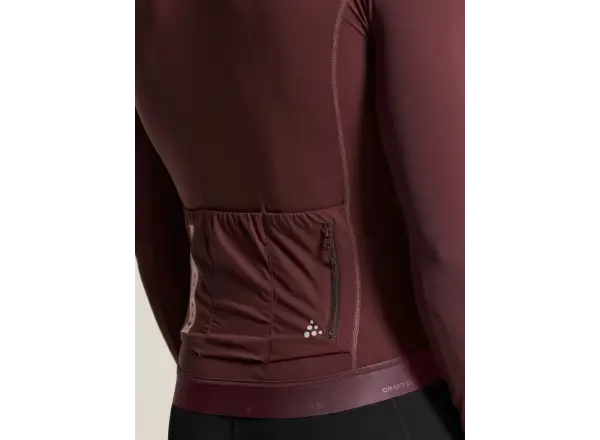 Craft Endur Training men's jersey long sleeve red