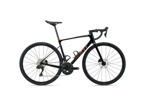 Giant Defy Advanced 1 road bike black/helios orange