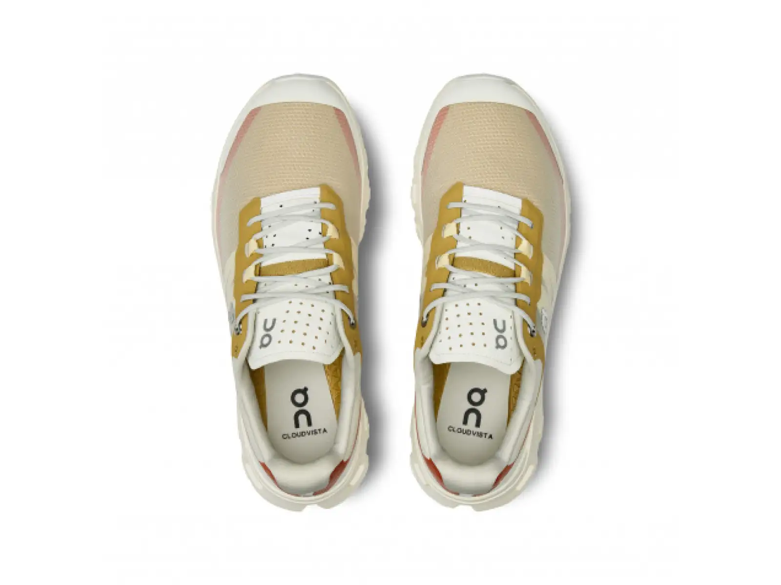 On Cloudvista Running Shoes Women Ivory/Bronze