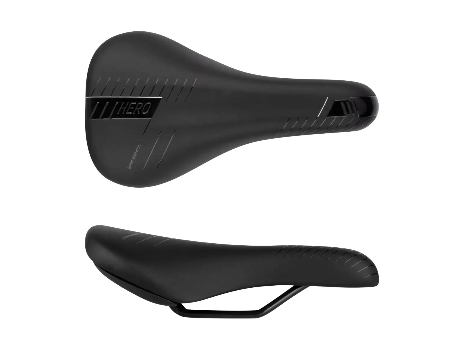 Force Hero kids' saddle 20-24" black-white