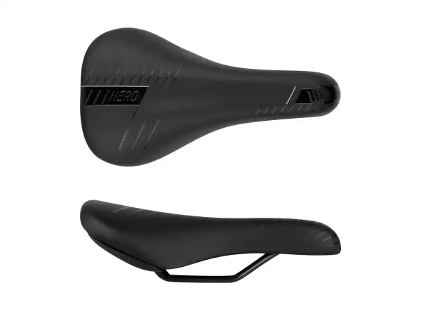 Force Hero kids' saddle 20-24" black-white