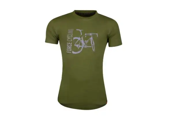 Force Flow unisex T-shirt short sleeve green