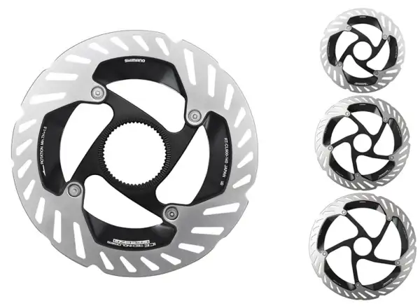 Shimano RT-CL900 brake rotor 203 mm, center lock, Ice Tech, external lock ring